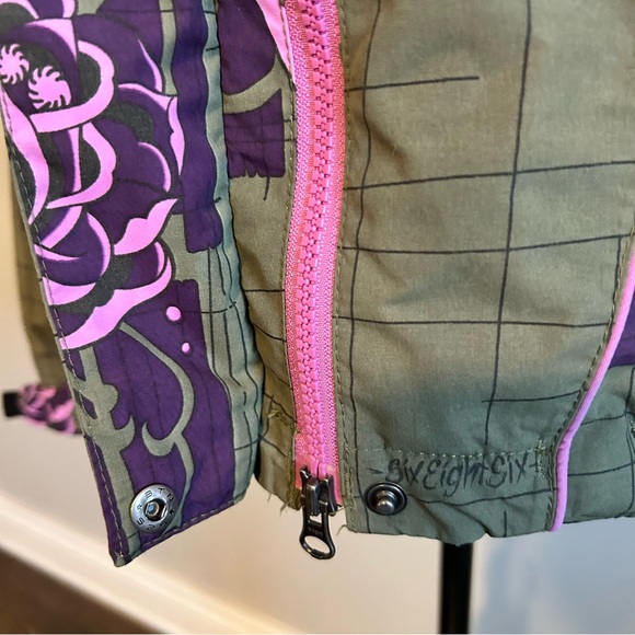 ACE 686 Ski Snowboarding Womens Jacket Ultra Warm infiDry Purple & Green… - Picture 10 of 13